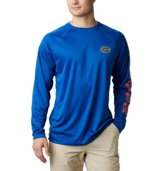 Men Collegiate PFG Terminal Tackle™ Long Sleeve Shirt – Tall – Florida Men Collegiate PFG Terminal Tackle™ Long Sleeve Shirt – Tall – Florida