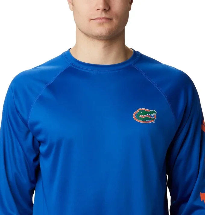 Men Collegiate PFG Terminal Tackle™ Long Sleeve Shirt – Tall – Florida Men Collegiate PFG Terminal Tackle™ Long Sleeve Shirt – Tall – Florida