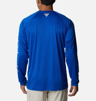 Men Collegiate PFG Terminal Tackle™ Long Sleeve Shirt – Tall – Kentucky Men Collegiate PFG Terminal Tackle™ Long Sleeve Shirt – Tall – Kentucky