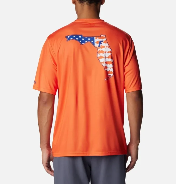 Men Collegiate PFG Terminal Tackle™ Short Sleeve Shirt – Florida Men Collegiate PFG Terminal Tackle™ Short Sleeve Shirt – Florida
