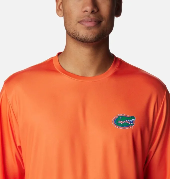 Men Collegiate PFG Terminal Tackle™ Short Sleeve Shirt – Florida Men Collegiate PFG Terminal Tackle™ Short Sleeve Shirt – Florida