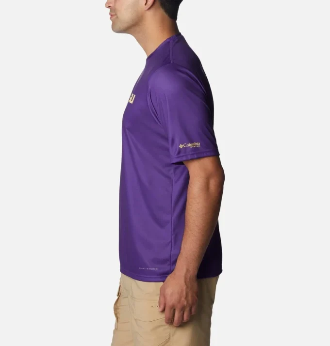 Men Collegiate PFG Terminal Tackle™ Short Sleeve Shirt – LSU