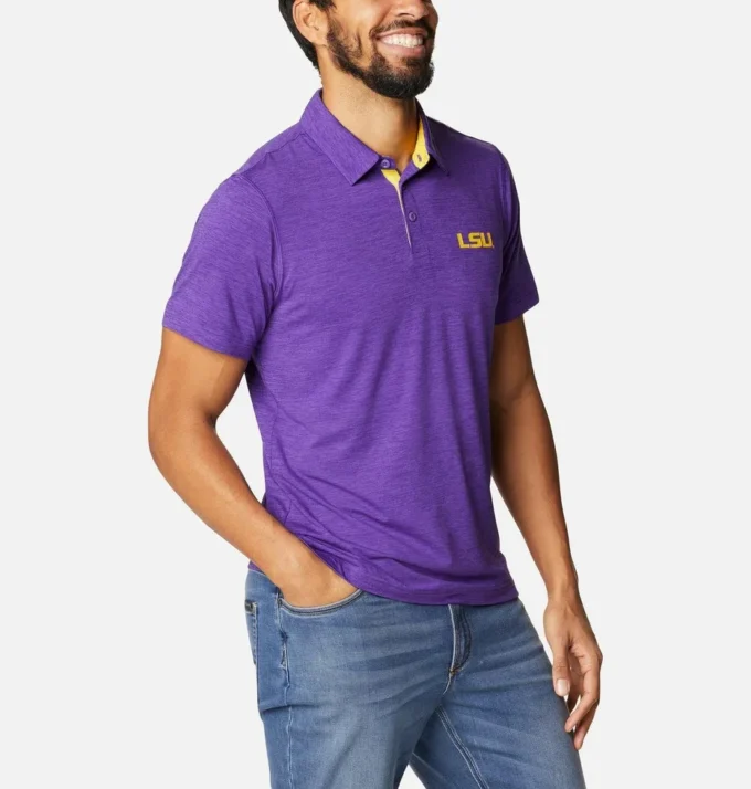 Men Collegiate Tech Trail™ Polo – LSU
