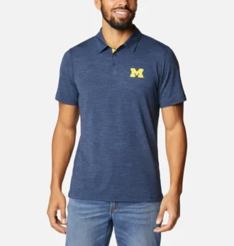 Men Collegiate Tech Trail™ Polo – Michigan