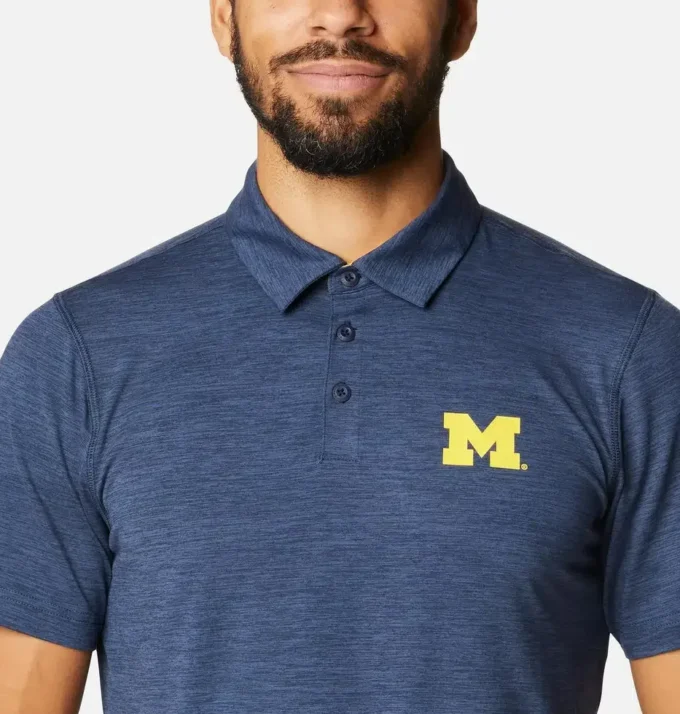 Men Collegiate Tech Trail™ Polo – Michigan