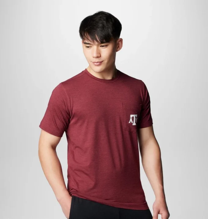 Men Collegiate Tech Trail™ Short Sleeve Shirt – Texas A&M
