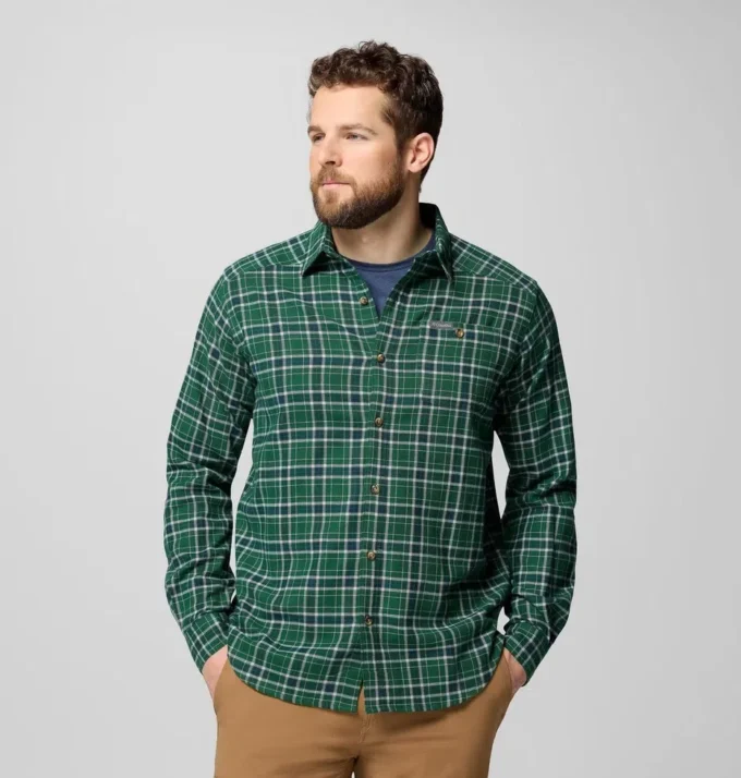 Men Cornell Woods™ Flannel Long Sleeve Shirt