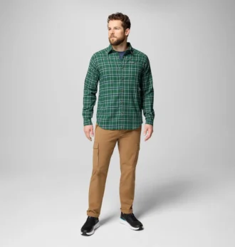 Men Cornell Woods™ Flannel Long Sleeve Shirt