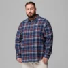 Men Cornell Woods™ Flannel Long Sleeve Shirt – Big