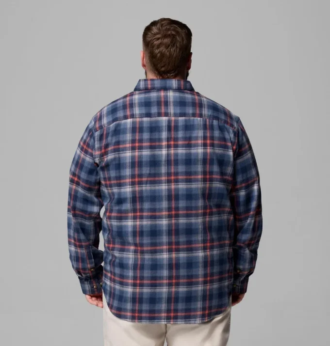 Men Cornell Woods™ Flannel Long Sleeve Shirt – Big