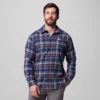Men Cornell Woods™ Flannel Long Sleeve Shirt – Tall