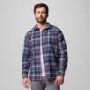 Men Cornell Woods™ Flannel Long Sleeve Shirt – Tall
