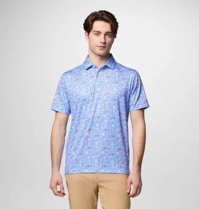 Men Countryside Green Polo
