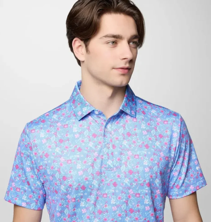 Men Countryside Green Polo