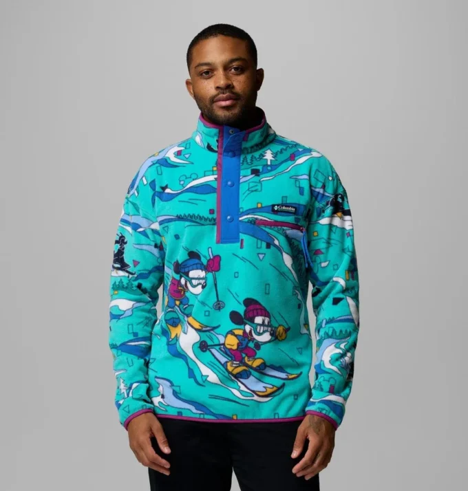 Men CSC x Disney Half Snap Fleece
