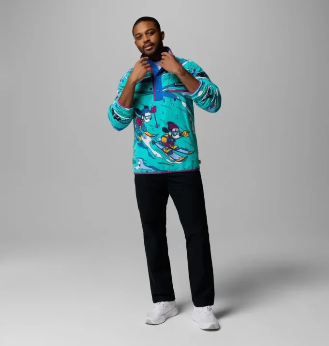 Men CSC x Disney Half Snap Fleece