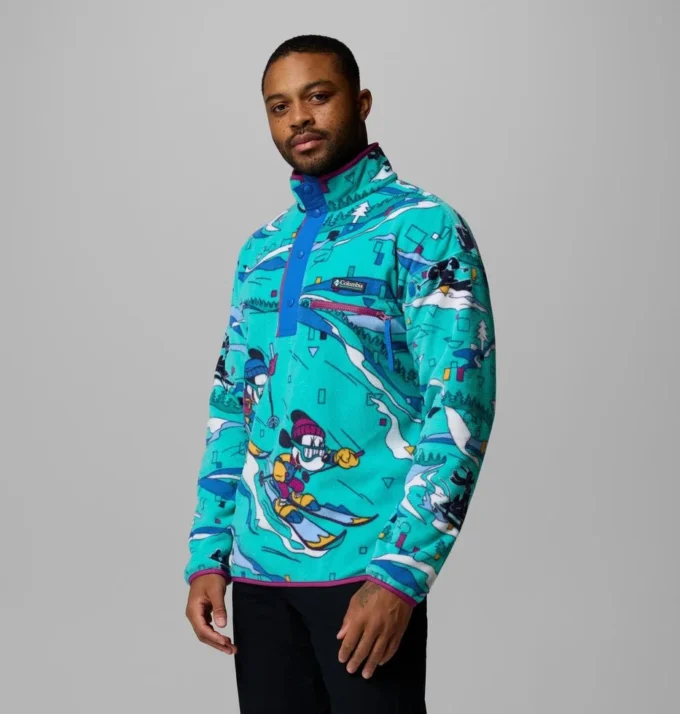 Men CSC x Disney Half Snap Fleece