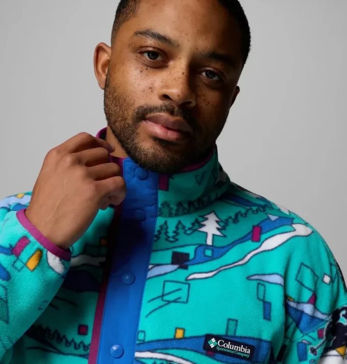Men CSC x Disney Half Snap Fleece