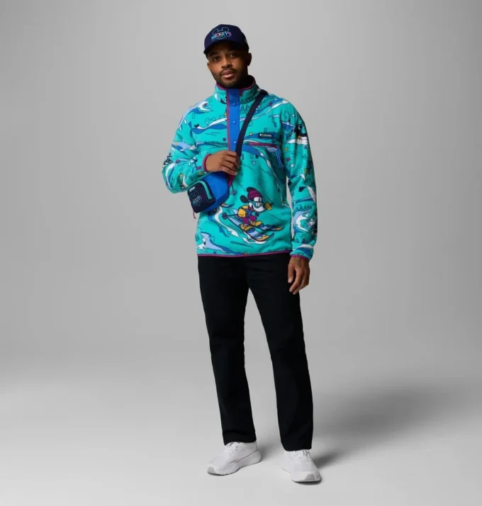Men CSC x Disney Half Snap Fleece