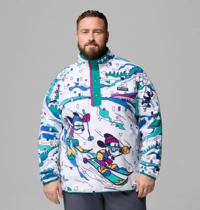 Men CSC x Disney Half Snap Fleece – Big