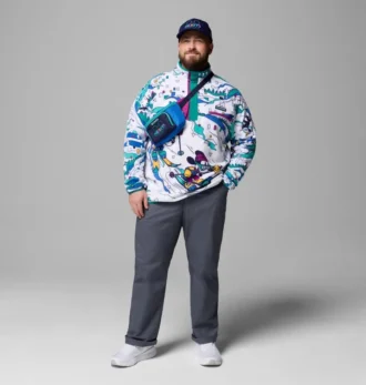 Men CSC x Disney Half Snap Fleece – Big