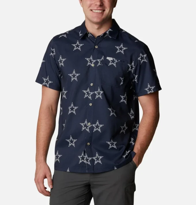 Men Dallas Cowboys PFG Super Slack Tide Shirt Men Dallas Cowboys PFG Super Slack Tide Shirt
