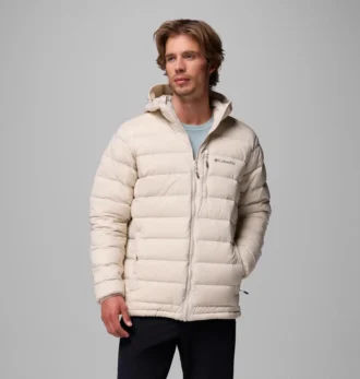 Men Drift Peak™ Stretch Down Hooded Jacket