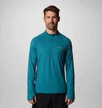 Men Endless Trail™ Half Zip Mesh Long Sleeve Shirt