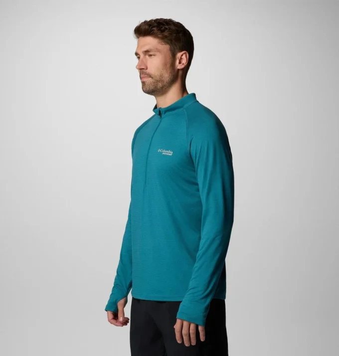 Men Endless Trail™ Half Zip Mesh Long Sleeve Shirt Men Endless Trail™ Half Zip Mesh Long Sleeve Shirt