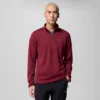 Men Essential Hike™ Grid Fleece Half Zip Pullover