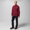 Men Essential Hike™ Grid Fleece Half Zip Pullover