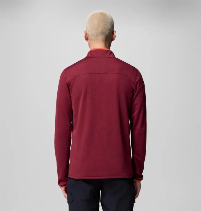 Men Essential Hike™ Grid Fleece Half Zip Pullover