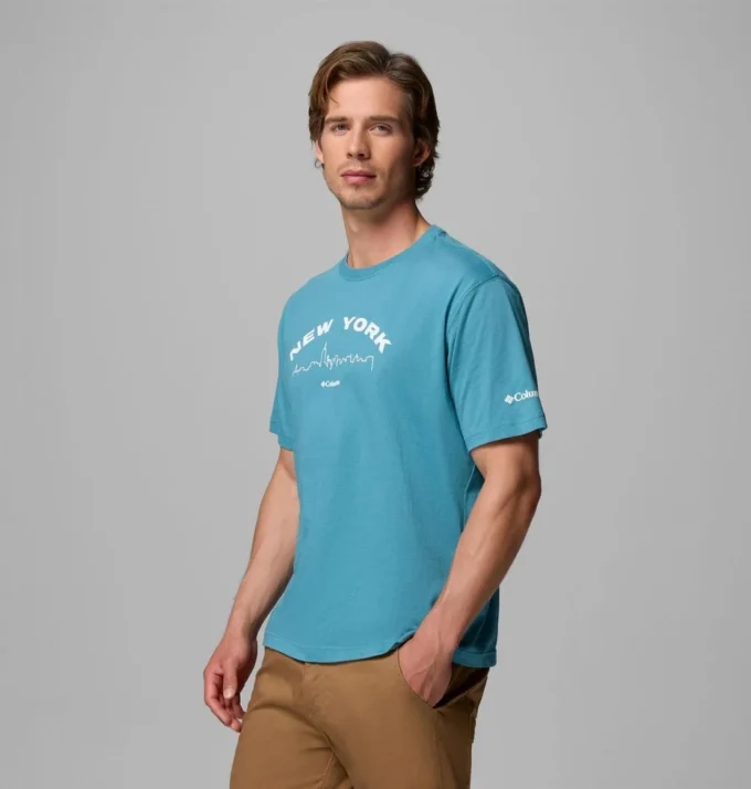 Men Gilded NY CSC Short Sleeve T-Shirt