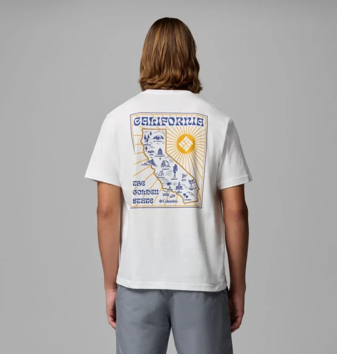 Men Golden CA CSC T-Shirt