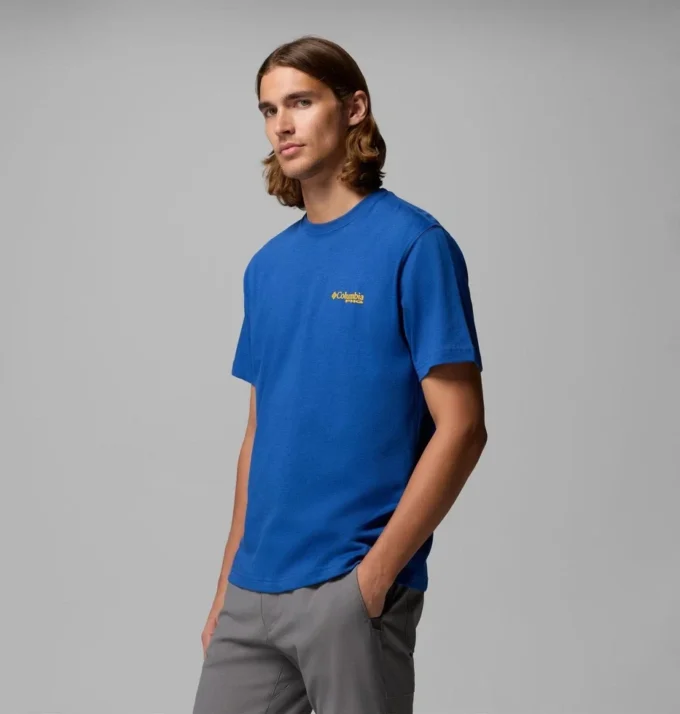 Men Marques Flag Br PHG Short Sleeve T-Shirt