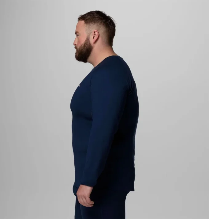 Men Omni-Heat™ Infinity Knit Long Sleeve Crew Shirt – Big