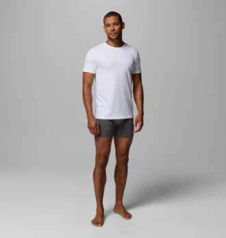 Men Performance Cotton Stretch Crew – 3 pack