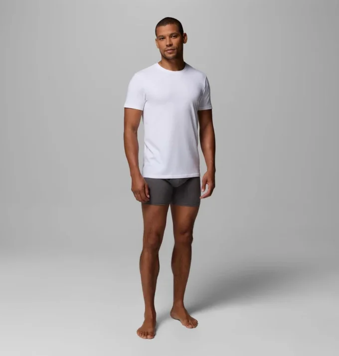 Men Performance Cotton Stretch Crew – 3 pack