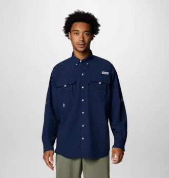 Men PFG Bahama™ II Long Sleeve Shirt – Tall