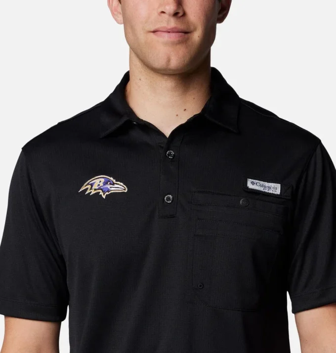 Men PFG Flycaster Pocket Polo