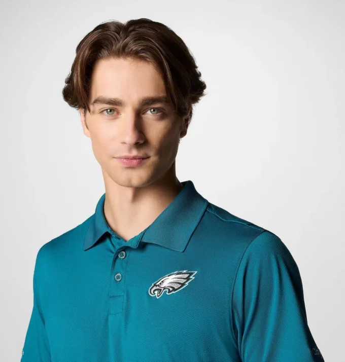 Men PFG Low Drag Offshore™ Polo – Philadelphia Eagles Men PFG Low Drag Offshore™ Polo – Philadelphia Eagles