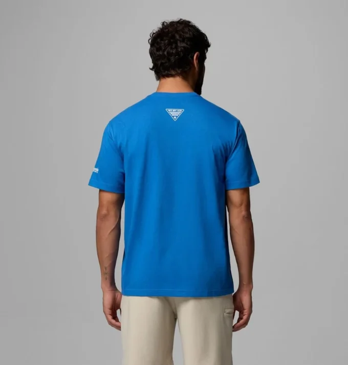 Men PFG™ Silver Bank Americana Hook Flag T-Shirt