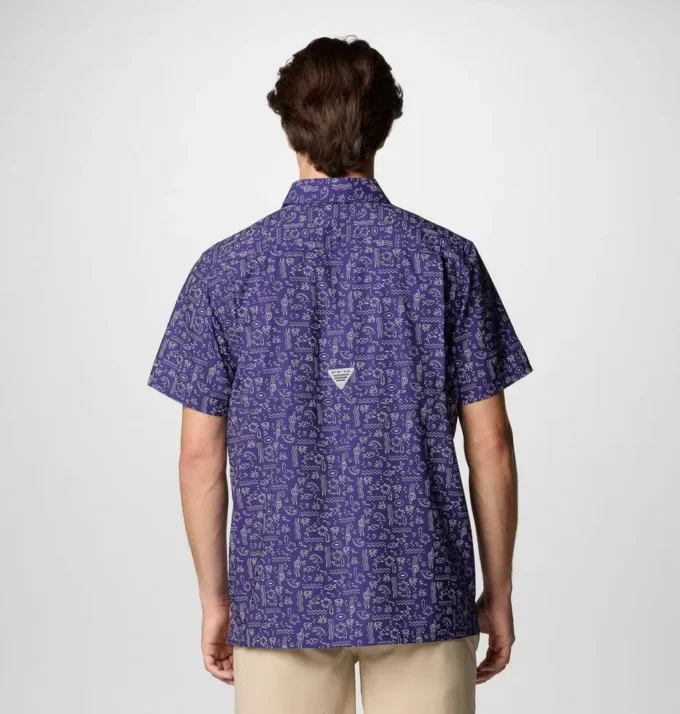 Men PFG Super Slack Tide™ Short Sleeve Shirt – Baltimore Ravens Men PFG Super Slack Tide™ Short Sleeve Shirt – Baltimore Ravens