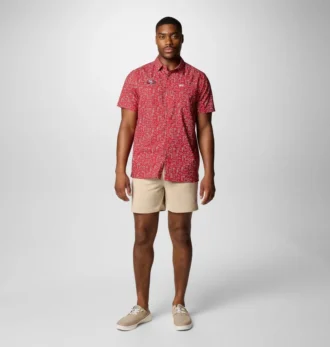 Men PFG Super Slack Tide™ Short Sleeve Shirt – San Francisco 49ers Men PFG Super Slack Tide™ Short Sleeve Shirt – San Francisco 49ers