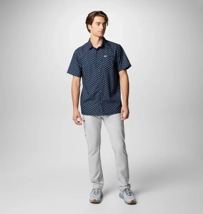 Men PFG Super Slack Tide™ Short Sleeve Shirt – Seattle Seahawks Men PFG Super Slack Tide™ Short Sleeve Shirt – Seattle Seahawks