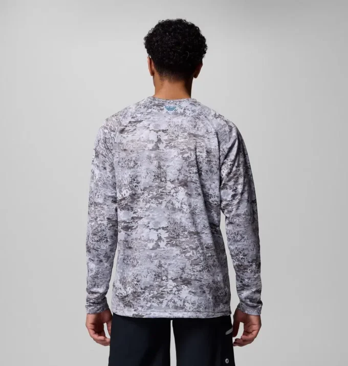 Men PFG Super Solar Stream™ Border Hex Long Sleeve Shirt Men PFG Super Solar Stream™ Border Hex Long Sleeve Shirt