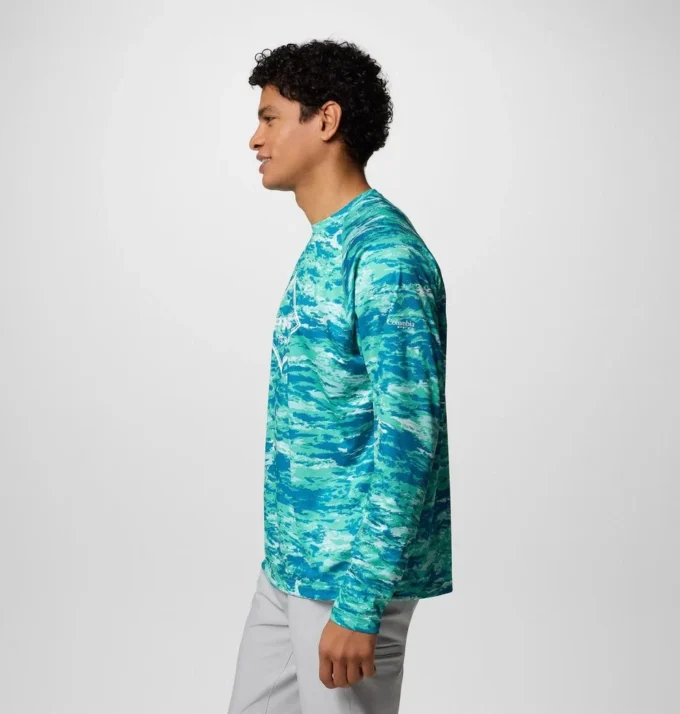 Men PFG Super Solar Stream™ Graphic Long Sleeve Shirt