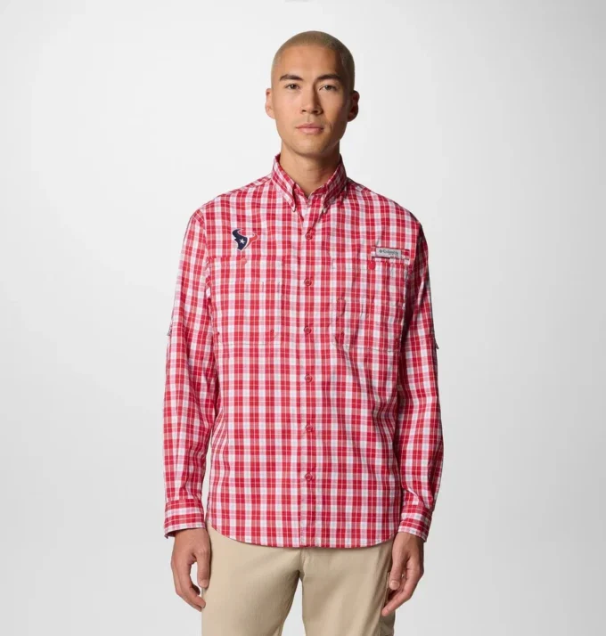 Men PFG Super Tamiami™ Long Sleeve Shirt – Houston Texans Men PFG Super Tamiami™ Long Sleeve Shirt – Houston Texans