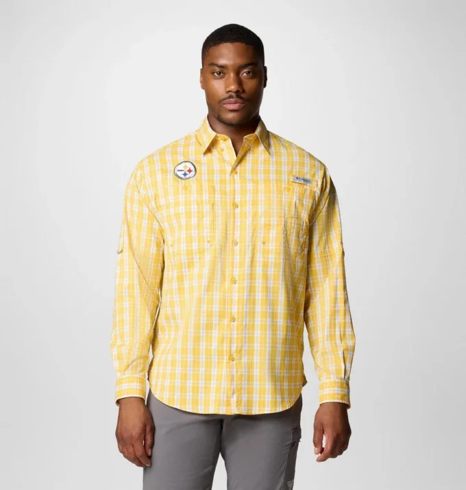 Men PFG Super Tamiami™ Long Sleeve Shirt – Pittsburgh Steelers Men PFG Super Tamiami™ Long Sleeve Shirt – Pittsburgh Steelers