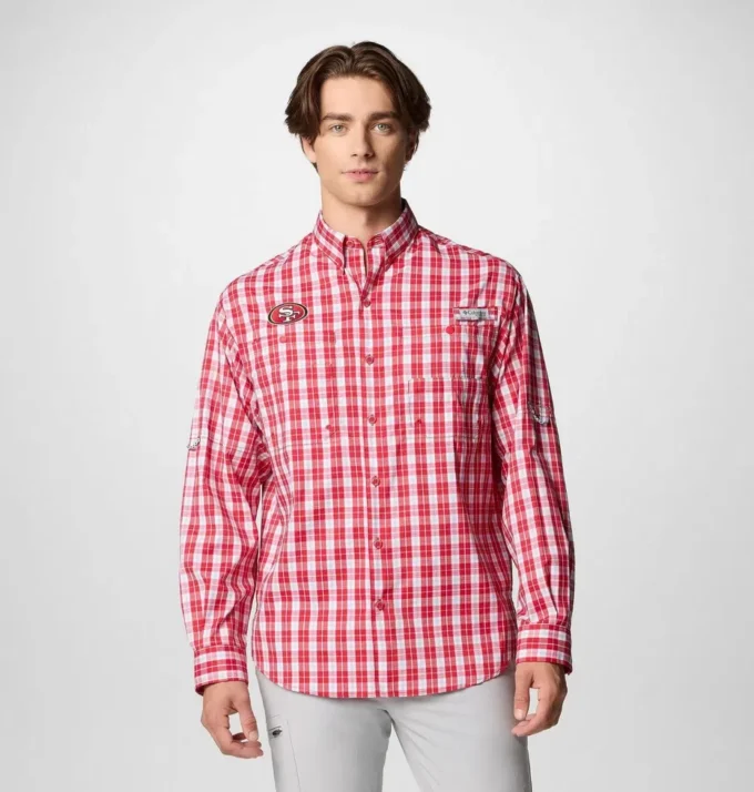 Men PFG Super Tamiami™ Long Sleeve Shirt – San Francisco 49ers Men PFG Super Tamiami™ Long Sleeve Shirt – San Francisco 49ers